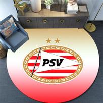 PSV Eindhoven,Round Area Rug,Carpet Rug for Living Room Bedroom Sofa Playroom Decor,Non-slip Floor Mat 80cmx80cm