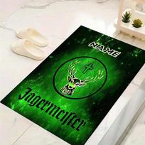 Custom 1Pc Jagermeister Deer Cross Rug Office Carpet Indoor Outdoor Entrance Doormat Nonslip Soft And Comfortable Living Room D2915145 60cmx90cm