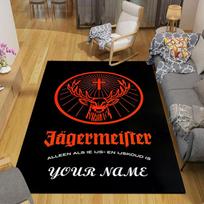 Custom 1Pc Jagermeister Deer Cross Rug Office Carpet Indoor Outdoor Entrance Doormat Nonslip Soft And Comfortable Living Room D2915145 70cmx100cm
