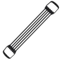 Chest Expander Resistance Pull Rope Removable Tension Band Portable Hand Grip Fitness Trainer For Home Gym Shoulder Arm Training one size black