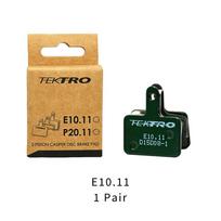 TEKTRO Disc Brake Pads P20.11 E10.11 MTB Brake Pads Mountain Road Foldable Bicycle Less Noise Resin Pads E10 1 Pair black