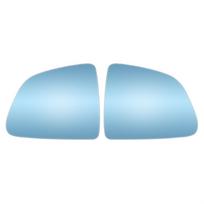 Tesla Model Y Rearview Mirror Glass, Wide Angle Blue Anti-Glare Mirrors (Pair) white