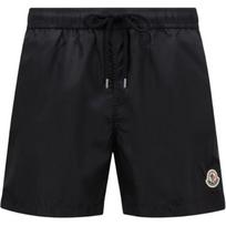 Moncler Logo Patch Drawstring Swim Shorts K10912C0000353326743 S black