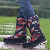 Men's and Women's Warm Mid-Tube Snow Boots for Winter Outdoor Travel 39 gray
