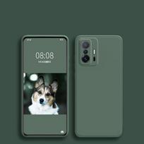 Xiaomi Mi 11T Mi 11T Mi11T Pro dėklas, kvadratinis, pilnai apsaugotas skystu silikonu, skirtas Xiaomi Mi 11T Mi11T Mi 11 T Pro Ultra Lite for Mi 11 lite tamsiai žalia spalva