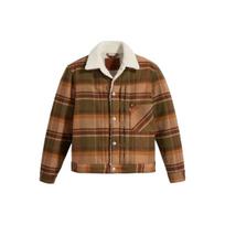 Levis Type I pledinė Sherpa trucker striukė Vyriška striukė A4882-0006 M brown