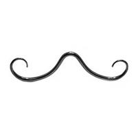Septum Mustache Nose Rings Stainless Steel Nose Stud Fashion Nose Rings Hoops Septum Piercing Jewelry for Men and Women gray