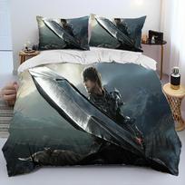 Final Fantasy Series Games Cartoon Comforter Bedding SetDuvet Cover Bed Set Quilt Cover Pillowcaseking Queen Size Bedding Set US Full(200*230cm)3pcs