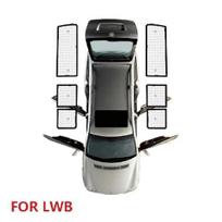 Full Covers Sunshades for Volkswagen VW Transporter T5 Caravelle Multivan Doubleback LWB 2003~2015 Windows Visor Mat Accessories Rear Windows LWB gray