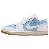 Air Jordan 1 Low SE Denim Worn Blue Moteriški kedai Gum-Light-Brown Sail White HQ2004-400 38.5 white