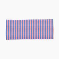 Fashion Striped Sports Headband, Sweat Absorbing Non-Slip Elastic Wide Edge Gym Running Yoga Workout Band One Size violetinė