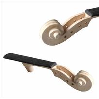 4/4 Violin Ebony Fingerboard and Headstock Blank for Violin Making 1/8