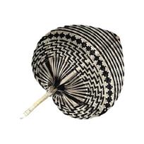 Durability Handwoven Fan Classical and Modern Breathable Wall Hanging Fan Wedding Parties Decoration gray