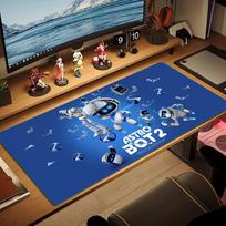 ASTRO BOT Large Size Mouse Pad Large Gaming Table Cushion Non-slip Laptop Tablet Big Mousepad XXL Mat Mini PC Playmat With Lock edge 30cmx60cm(11.8x23.6inch) blue