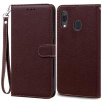 A40 dėklas Samsung Galaxy A40 dėklas Odinis piniginės tipo atverčiamas dėklas Samsung A40 A 40 dėklas SM-A405F dangtelis Coque Fundas Etui Capa For Samsung A40 black