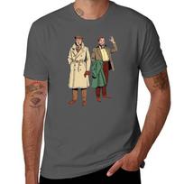 Blake and Mortimer (From the back cover of The Septimus Wave (LOnde Septimus)) TShirt PerforUnisexce Dry Fit TShirt XL brown