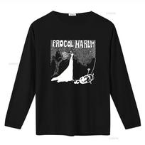 New Procol Harum For Fan Black S 2345xl T Shirt Tmb625 Vintage Washed Unisex Casual Top For Everyday Wear Fashion Versatile M gray