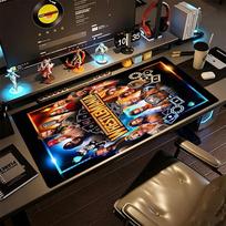 Wrestlemania Night Showdown Large Mouse Pad Gamer Mousepad Computer Desk Keyboard Mat Non-Slip Rubber Bottom Computer Decor Item Office Use 30cmx80cm