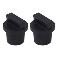 Patikimas guminis kamštis irklavimo treniruoklio vandens rezervuaro išleidimo angai 26 mm black