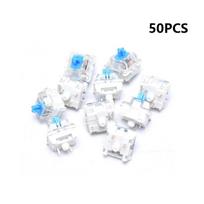 10/20/50Pcs Keyboard Switch Keyboard Clicker Key Replacement Tactile Switch Plastic For Replacement Accessories 50pcs