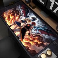 Cool Anime Mouse Pad Non Slip Big Table Mat Fairy Tail Office Mousepad Hot Keyboard Pad Rubber Base Gaming Daily Use Mousepad 800x400x2mm