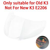 Helmet Visor for AGV K3 Shield New Model E2206 Old K3 K4 Motorcycle Helmet Glasses Motorbike Helmet Lens Motorcycle AccessoriesSpeed Sensors 6 Old K3 Clear