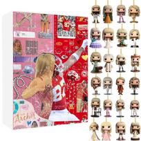 Taylor Swift Christmas Decor Acrylic Tree Ornaments 24day Advent Calendar For Festive Celebrations Style F