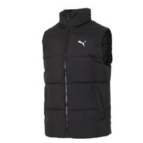 PUMA Apykaklė Polo Laisvalaikio Patogus Šiltas Pūkinė Liemenė Vyriška liemenė Juoda 687300-01 XS black