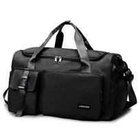 Sports Gym Bag Travel Dry Wet Handbags For Women Female Swimming Shoulder Crossbody Fitness Outdoor Travel Bag Weekender Duffel gray