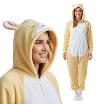Piżama Onesie Kigurumi Kostium Przebranie Shiba Inu L: 165 - 175Cm beige