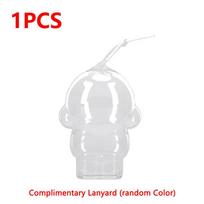 Skullpanda Protective Transparent Storage Case For Plush Dolls Display Winter Symphony Impressionnisme Series Dolls Accessories NO DOLL white