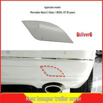 Mercedes-Benz C klasės W204 galinio vilkimo kablio dangtelis (2007–2010 m) 2048850823 gray