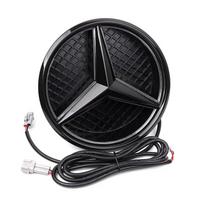 Mercedes benz Amg W205 W212 W213 W204 ML W166 CLA C117 A W176 W177 C W204 E GLK X204 GlaWith LED Grid style Front Grill Emblem tf88 W205 White light juoda