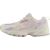 New Balance 530 Bungee Lace Classic Cushioning Low Top Running Shoes Kids sneakers White Pink Purple P5302AG 35 gray