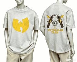 Wutang Clan For Fan Gift Tshirt Unisex Unisex Harajuku Oversized Unisex Short Sleeve Streetwear High Quality Couples Classic Soft XL gray
