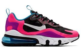 Nike Air Max 270 React Juoda Hyper Pink Ryškiai Violetinė GS BQ0101-001 38.5 gray