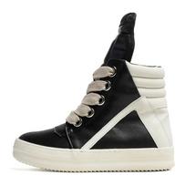 Winter Men's Height Increasing Fashion Boots Lightweight Casual Sports Sneakers 42 black