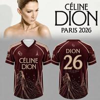 Men Women Celine Dion Paris 2026 Fan Tour T-shirt 2026 Summer New Fashion M white