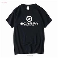 Scarpa No Place Too Far Logo Black Cotton T-shirt XXL black