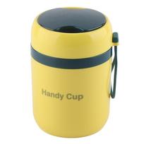 304 Stainless Steel Insulated Soup Containers 500ml Green/Pink/Blue/Yellow Insulated Food Container Stainless Steel Lunch Box <50ml gray