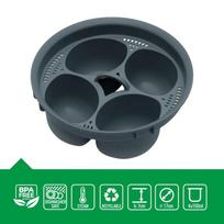 Food Grade 4-Hole Silicone Egg Steamer Heat-Resistant Egg Boiler For Kitchen Cooking juoda