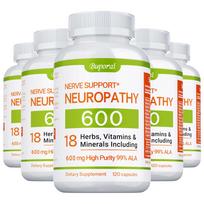 Buporai - Alpha-Lipoic Acid and Multivitamin Supplement - With Minerals - Nerve Health 120*5