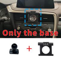 Car Mobile Phone Holder, Automotive Accessories, for Lexus RX 350 L 450h AL20 2016 2017 2018 2020 2021 2022, GPS Mount Only Base gray