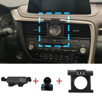Car Mobile Phone Holder, Automotive Accessories, for Lexus RX 350 L 450h AL20 2016 2017 2018 2020 2021 2022, GPS Mount TYPE A  Black