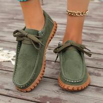 Mada Moteriški Laisvalaikio Batai Tendencija Batai su Raišteliais Moterims Minkštapadžiai Balerinos Patogūs Moteriški Sportbačiai Moteriški Batai Zapatos Para Mujeres 39 armijos žalia spalva