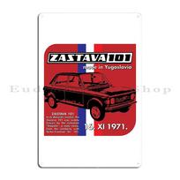 Vaz 2101 Lada 1200 Raudonas AvtoVAZ 2013 Metalinė Plokštelė Vakarėlio Personažas Svetainės Plokštelės Tapyba Skardinis Ženklas Plakatas 30x40cm(11.8x15.7inch)