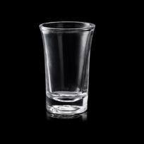 6pcs Shot Glasses Set with Heavy Base Clear Whiskey Shot Cup Shatterproof Drinking Cups for Kitchen Bar Party Home black