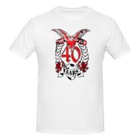 Cock Sparrer 40 Metų Piratai Press Records Marškinėliai T-shirt Tee Viršus Stilius Susiuvimas Geriausia Kokybė L gray