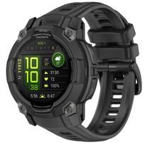 Silikoninis dirželis Garmin Instinct 3 Amoled 50mm 45mm Originalus oficialus apyrankė Garmin Instinct 3 Solar 45mm 50mm dirželiui Instinct 3 50mm juoda