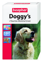 Vitaminai šunims Beaphar Doggy's Taurine-Biotine Liver, 180 vnt.